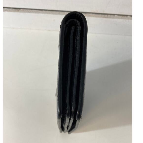 BRIGHTON LARGE BROWN EMBOSSED ANIMAL PRINT LEATHER WALLET - Picture 7 of 8